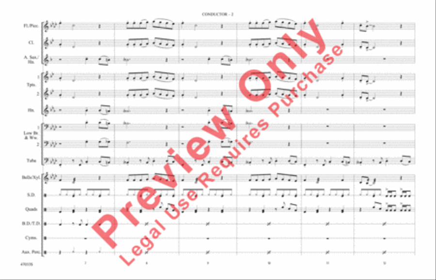 Cake by the Ocean Marching Band scores gallery preview page 3