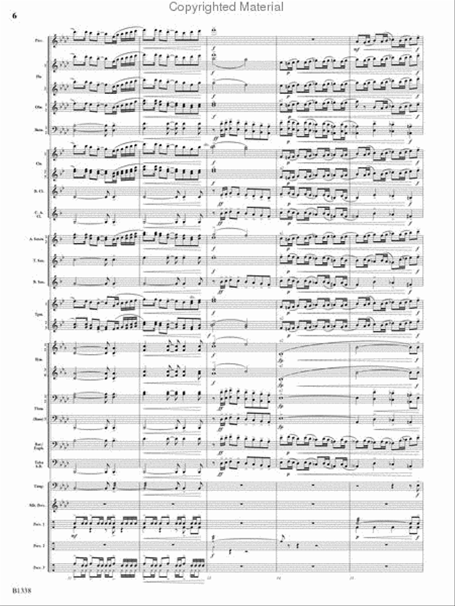 Rock Springs Saga Rock Springs Saga Concert Band scores gallery preview page 4