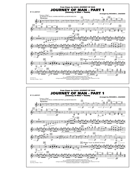 Journey of Man - Part 1 (Journey of Man: Youth) - Bb Clarinet