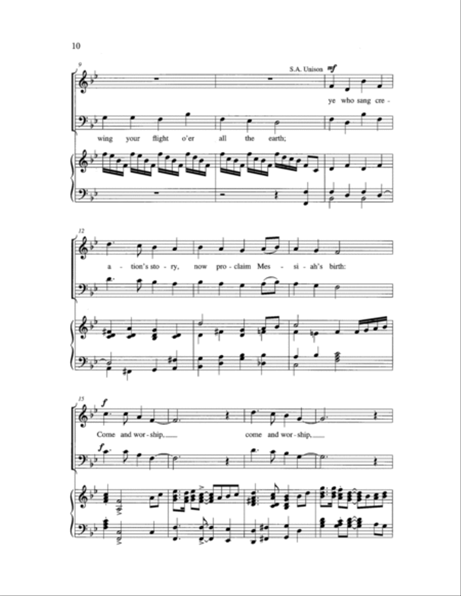 Go Tell It 4-Part scores gallery preview page 13