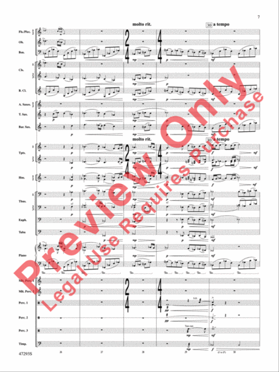 Phantasmagoria Concert Band scores gallery preview page 8
