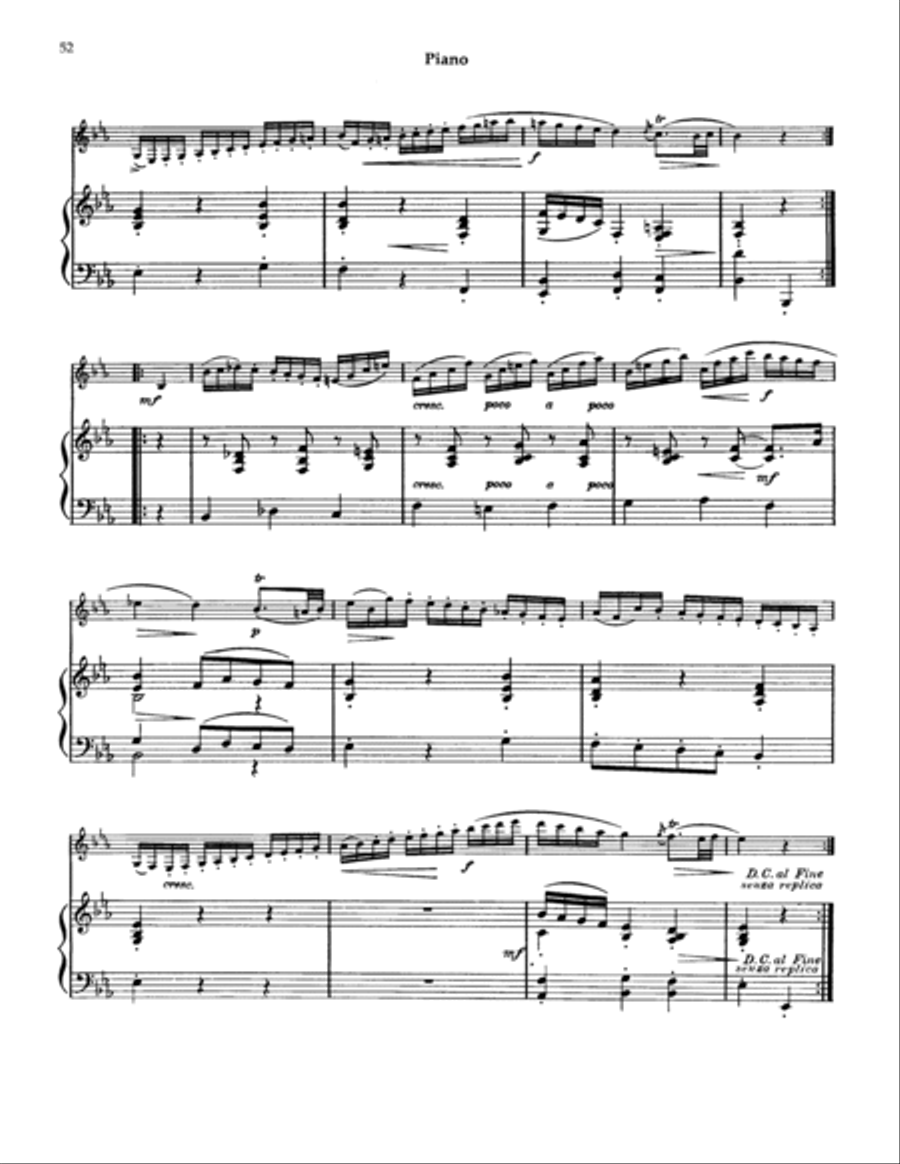 Menuet (Div. In D K. 334) School and Community scores gallery preview page 3