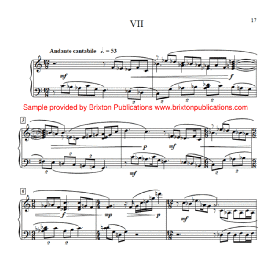 Nine Bagatelles Nine Bagatelles Piano Solo scores gallery preview page 8