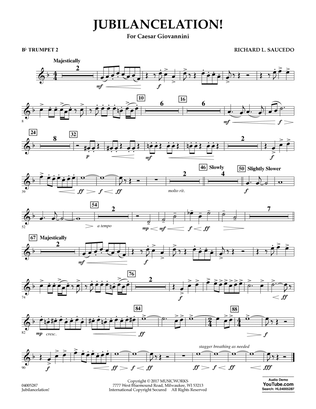 Jubilancelation! - Bb Trumpet 2