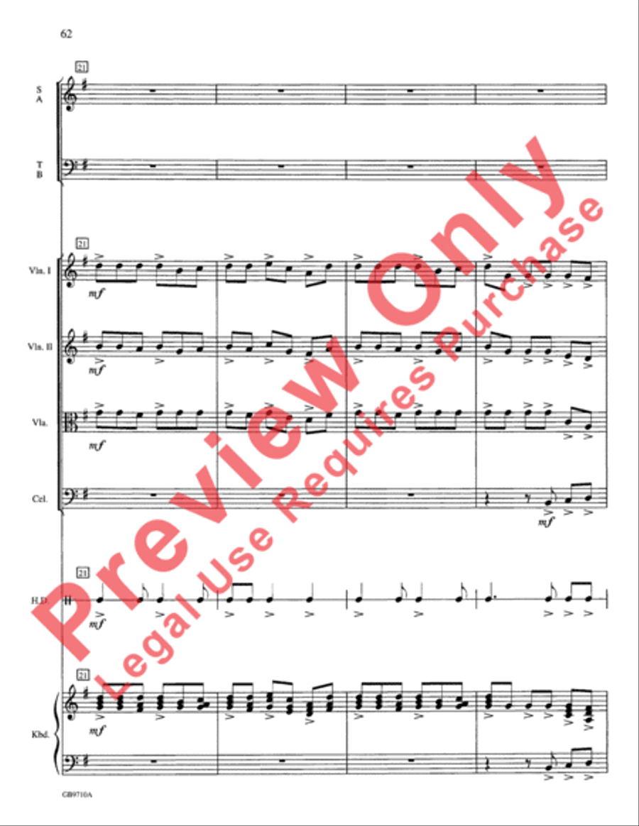 A Festival of Lessons and Carols Choir scores gallery preview page 63