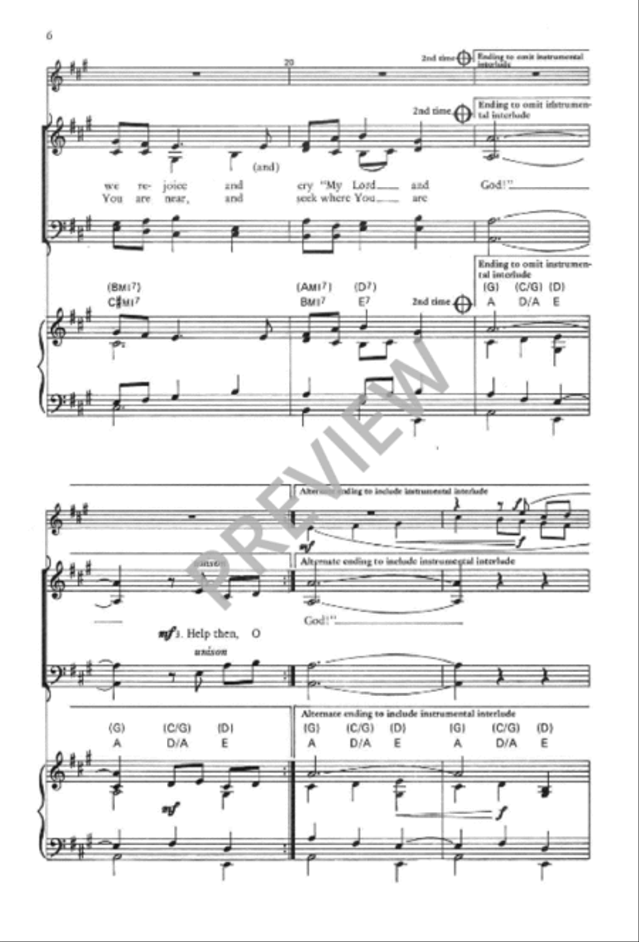 We Walk By Faith We Walk By Faith 4-Part scores gallery preview page 7