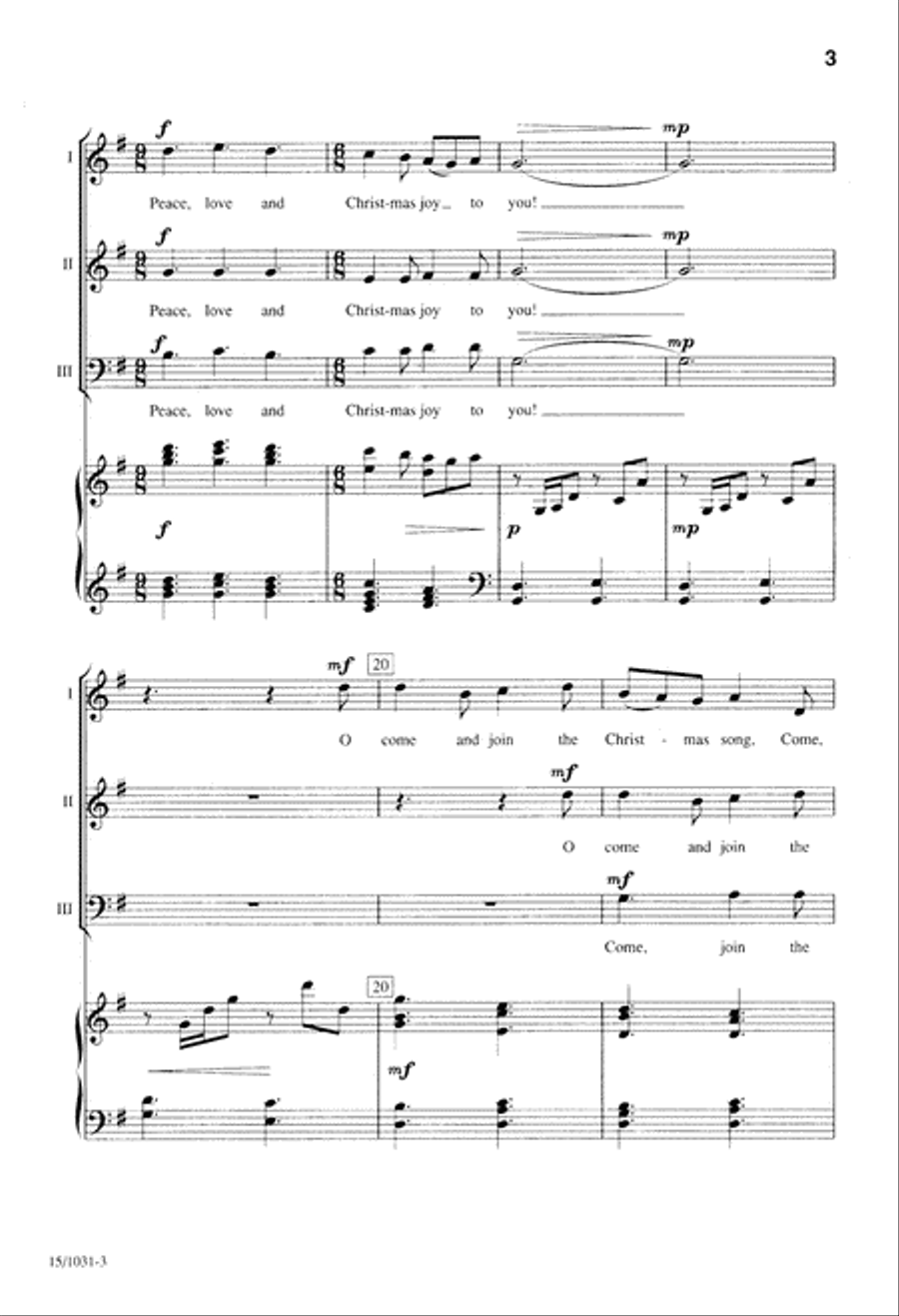 Christmas Joy 3-Part scores gallery preview page 3