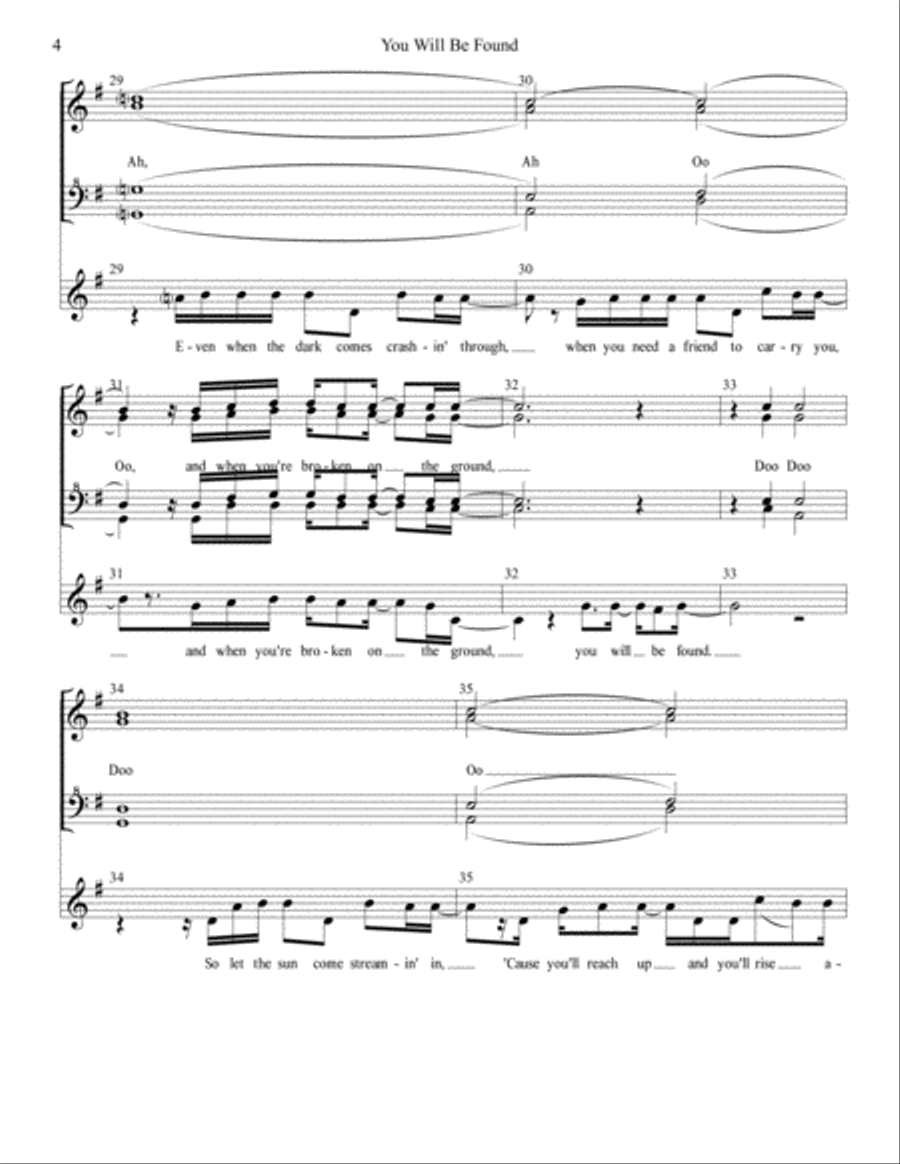 You Will Be Found SSAA scores gallery preview page 4