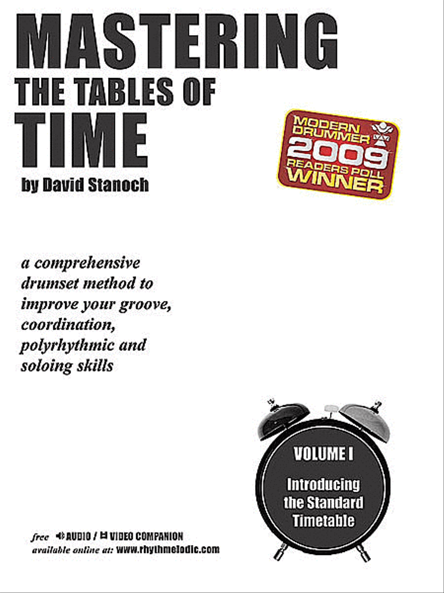 Mastering the Tables of Time -- Introducing the Standard Timetable, Volume 1 Percussion scores gallery preview page 1