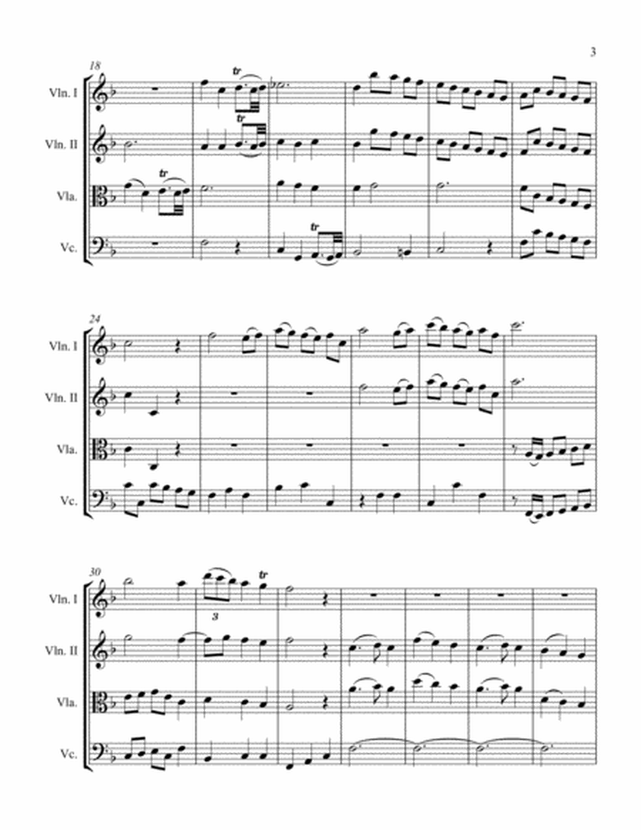 Quartet in F Major Movement 2 image number null