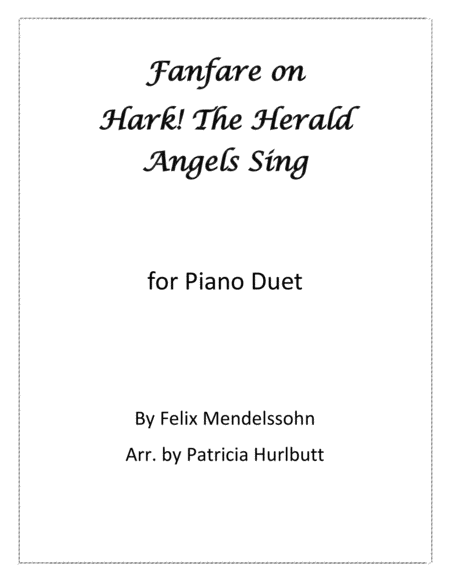 Fanfare on Hark! The Herald Angels Sing image number null