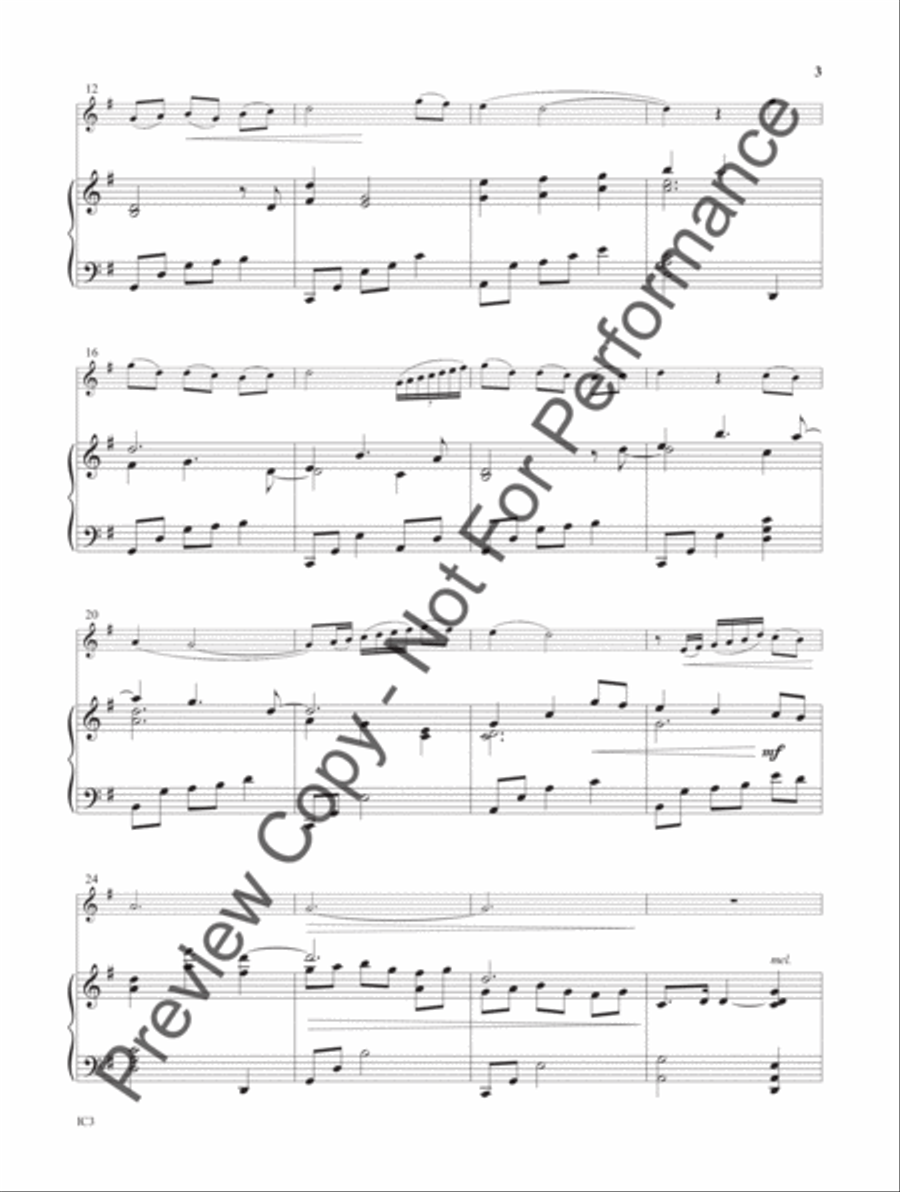Instrumental Worship - treble instruments in C C Instrument scores gallery preview page 4