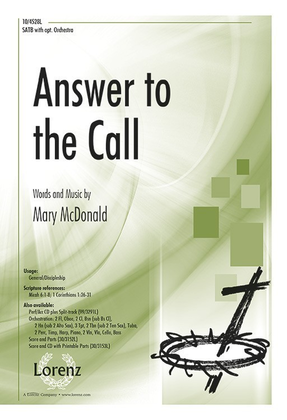 Book cover for Answer to the Call