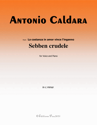 Sebben crudele,by Caldara,in c minor