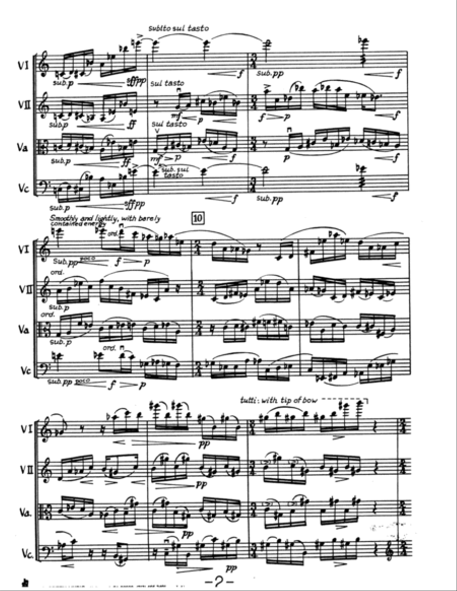 String Quartet No. 2: Child's Play String Quartet scores gallery preview page 3
