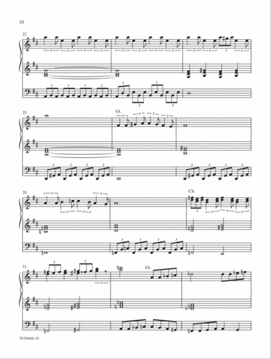 Joyful, Joyful Organ Solo scores gallery preview page 6