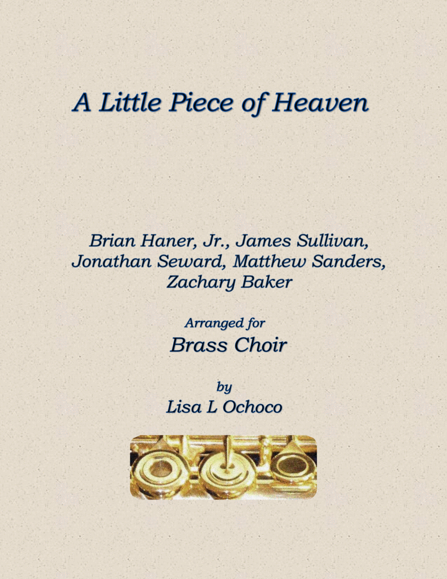 A Little Piece Of Heaven Brass Band scores gallery preview page 1