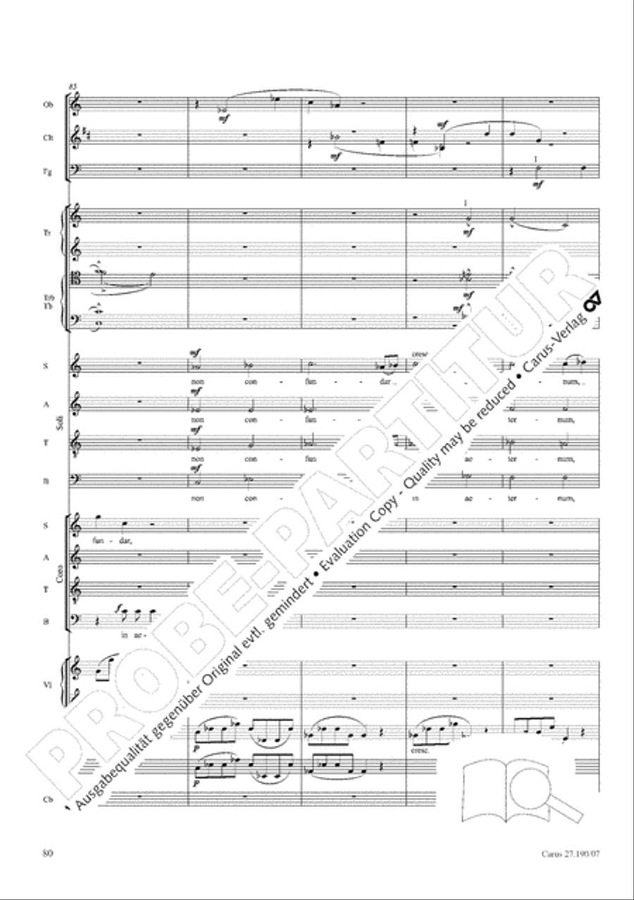 Te Deum 4-Part scores gallery preview page 88