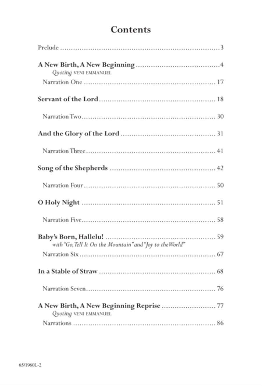 A New Birth...A New Beginning 4-Part scores gallery preview page 3