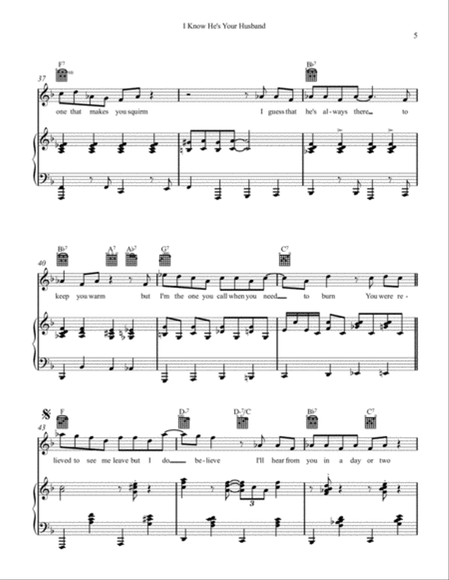 I Know He's Your Husband Voice scores gallery preview page 5