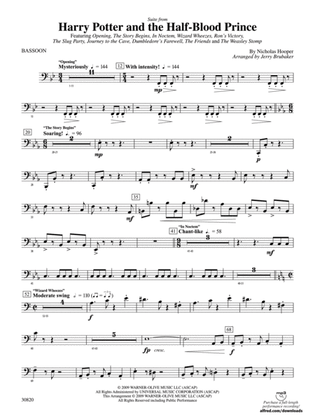 Harry Potter and the Half-Blood Prince, Suite from: Bassoon