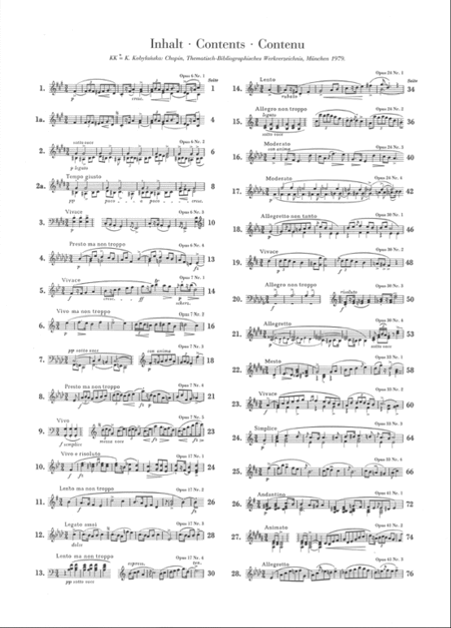 Mazurkas Piano Solo scores gallery preview page 2