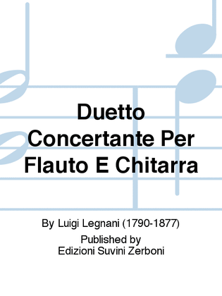 Duetto Concertante Per Flauto E Chitarra