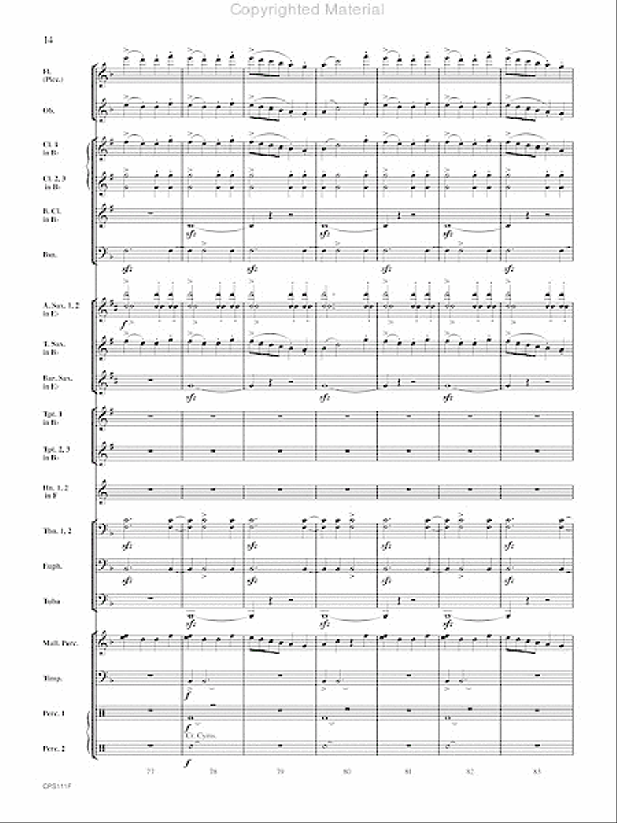 The Old Red Mill Concert Band scores gallery preview page 15