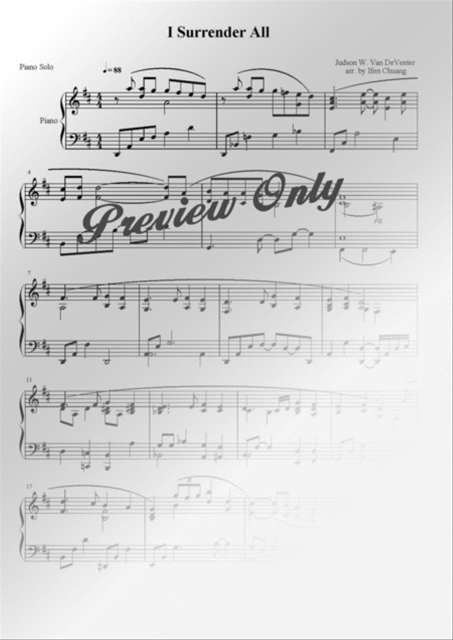 Cross Medley Cross Medley Piano Solo scores gallery preview page 2