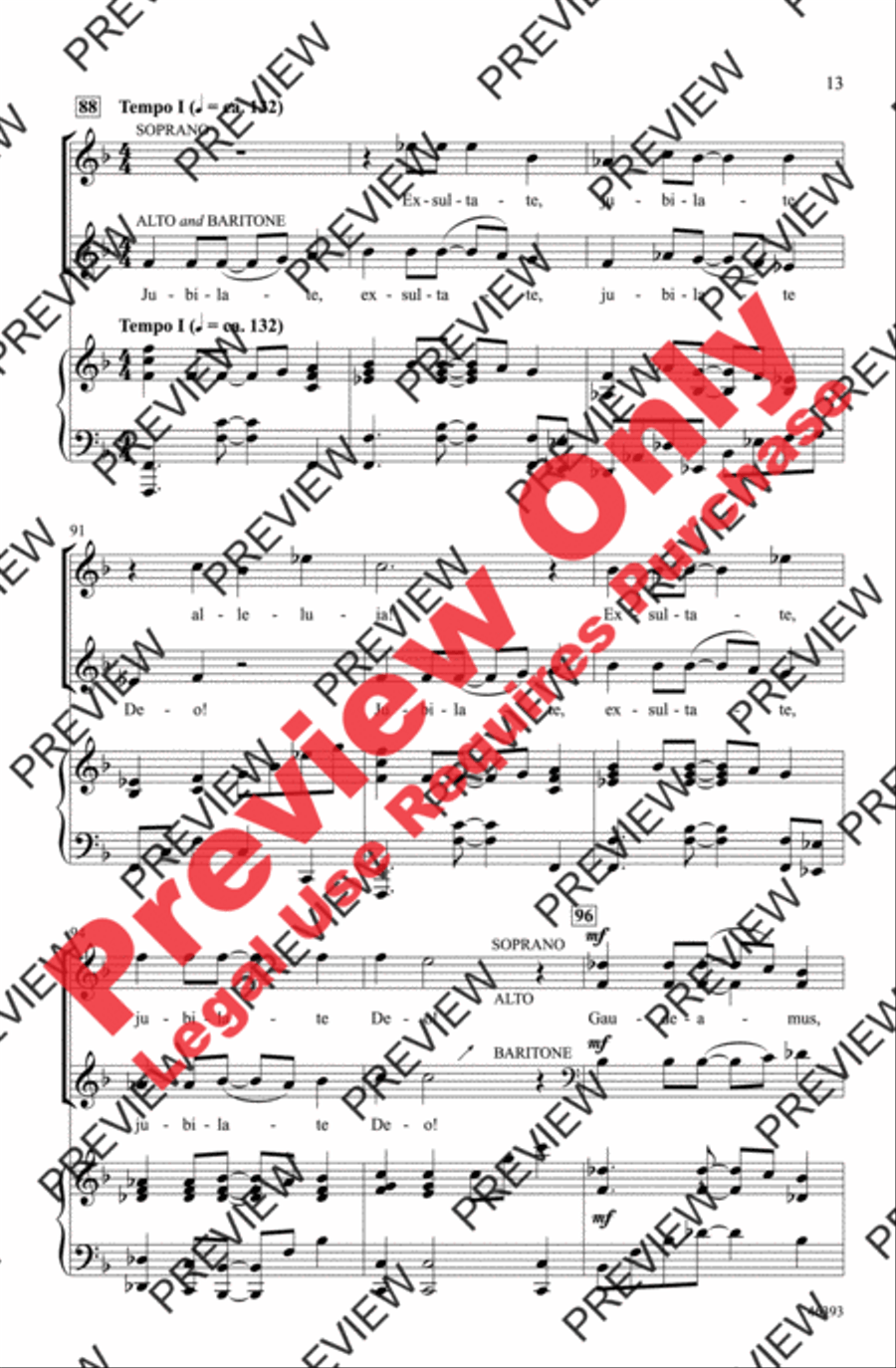 Jubilate, Exsultate! 3-Part scores gallery preview page 12