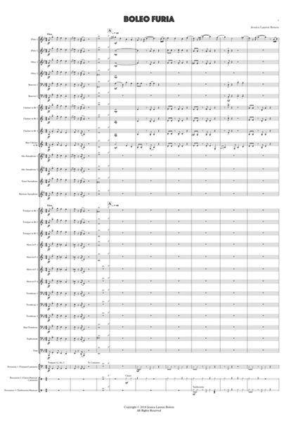 Boleo Furia (Full Score)