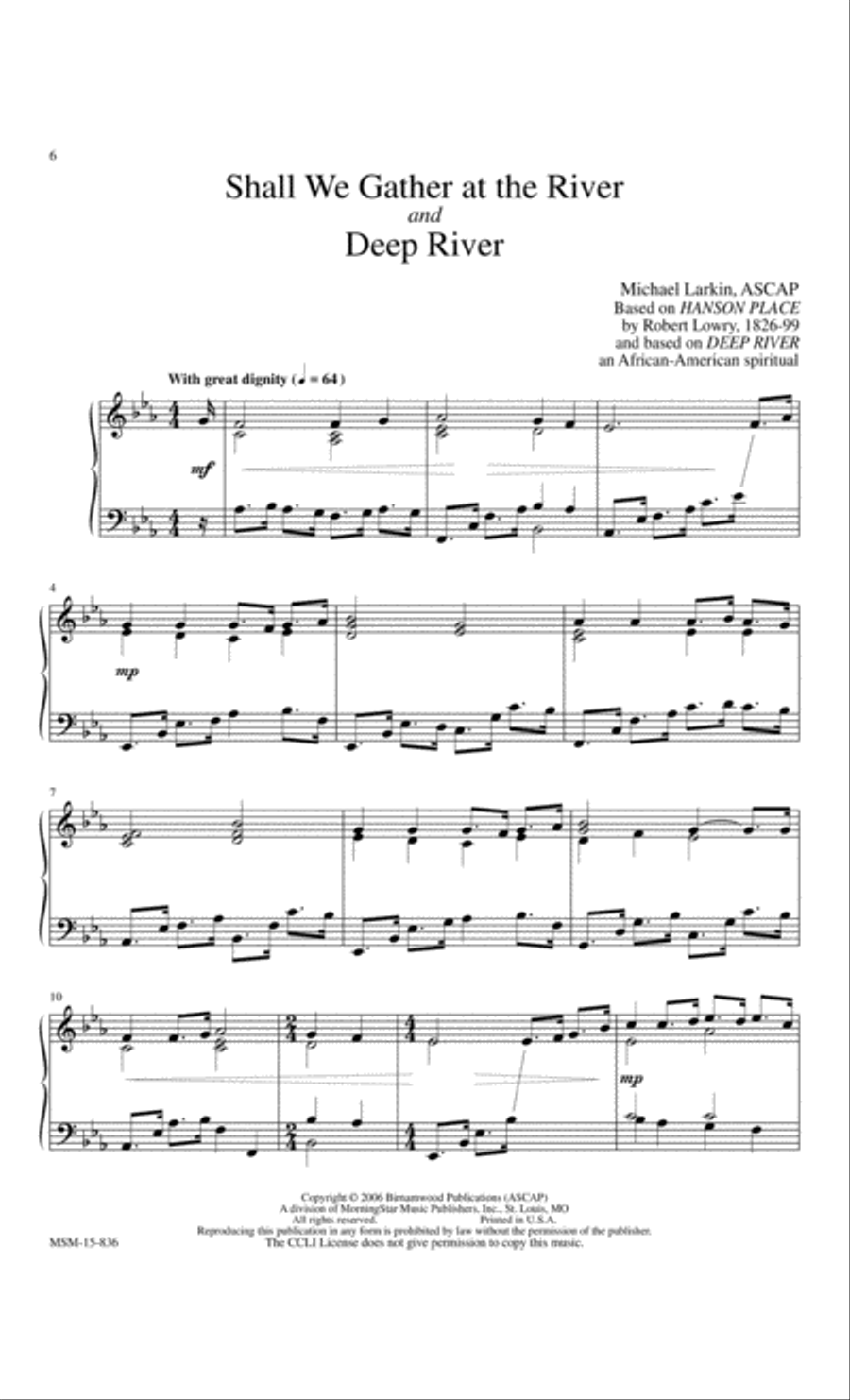 Simple Gifts Piano Solo scores gallery preview page 6