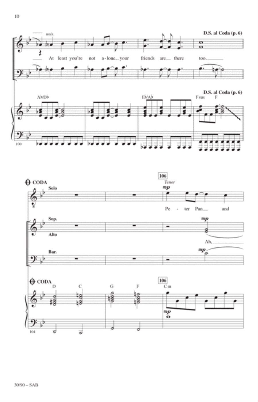 30/90 (from tick, tick... BOOM!) (arr. Roger Emerson) 3-Part scores gallery preview page 9