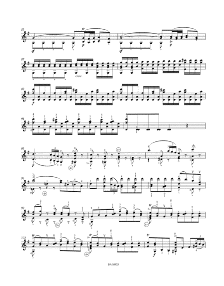 Eine kleine Nachtmusik Violin Solo scores gallery preview page 3