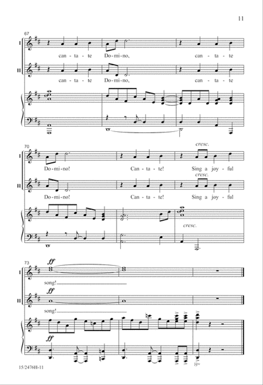 A Joyful Song 2-Part scores gallery preview page 12