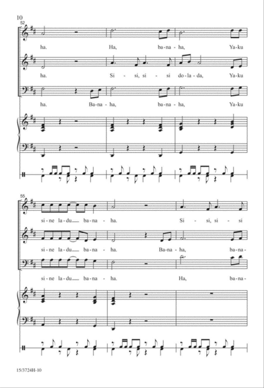 Banaha Banaha 3-Part scores gallery preview page 10