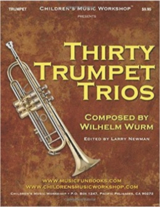 Book cover for Thirty Trumpet Trios