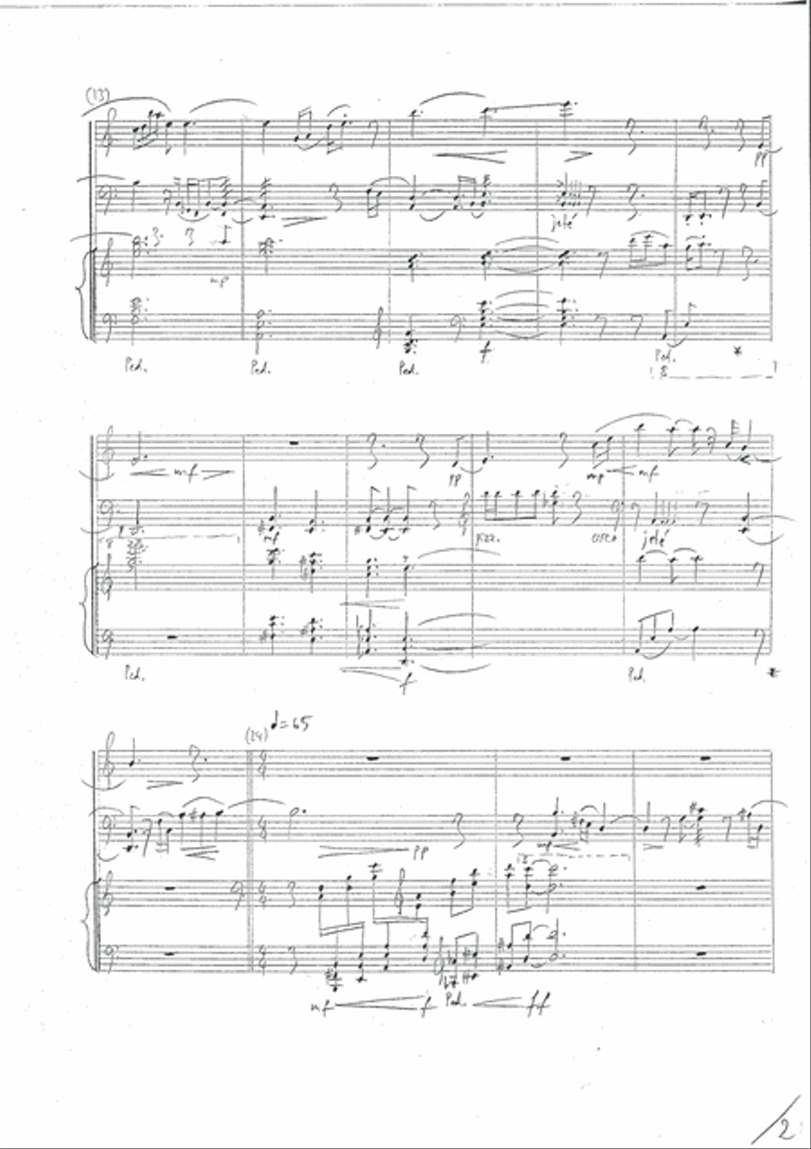 Ostia Ostia Small Ensemble scores gallery preview page 4