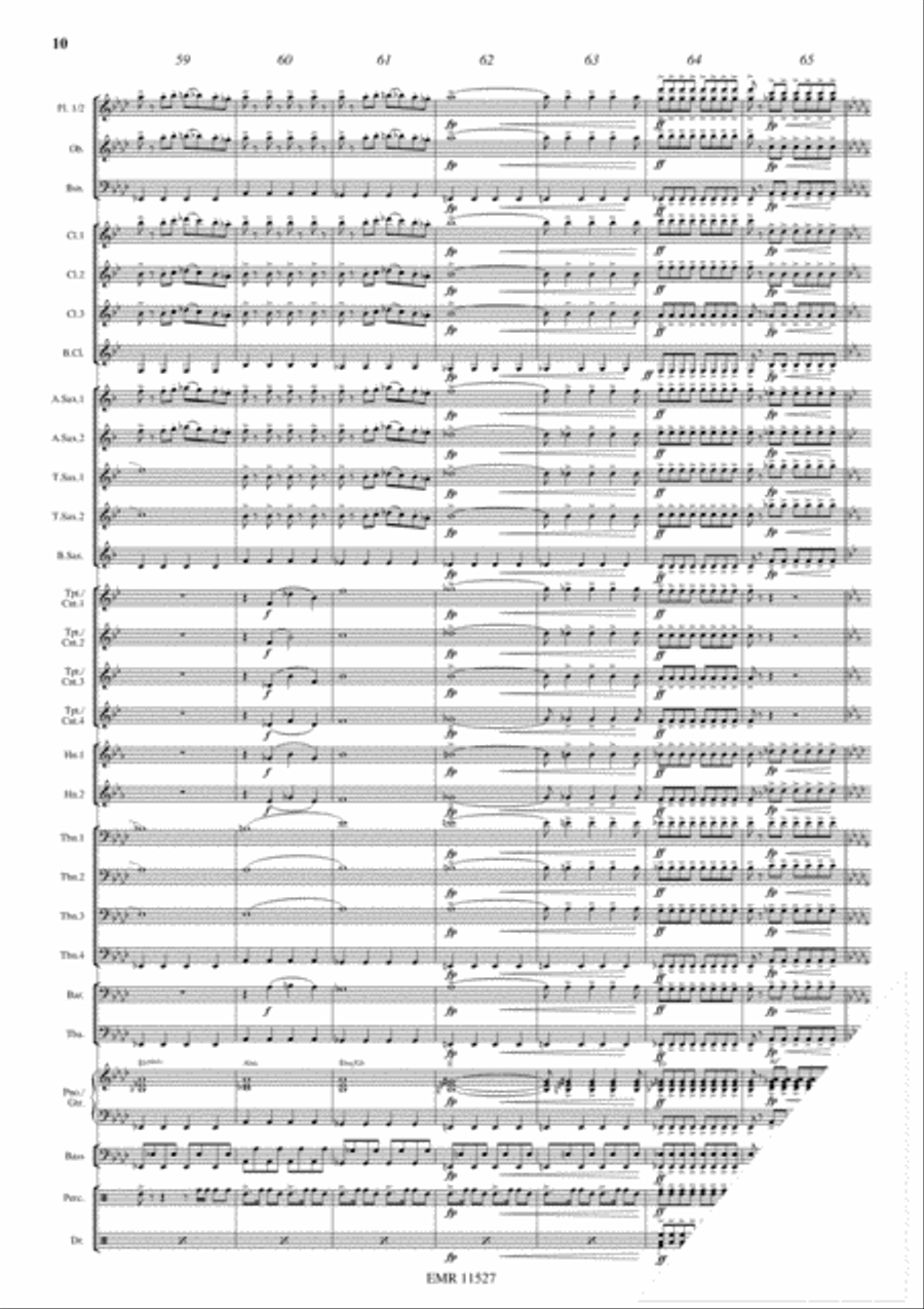 MacGyver Theme Concert Band scores gallery preview page 11