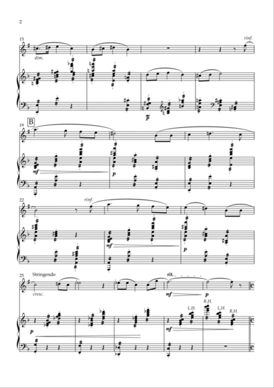 Softly Awakes My Heart (Mon cœur s'ouvre à ta voix) B-Flat Clarinet scores gallery preview page 2