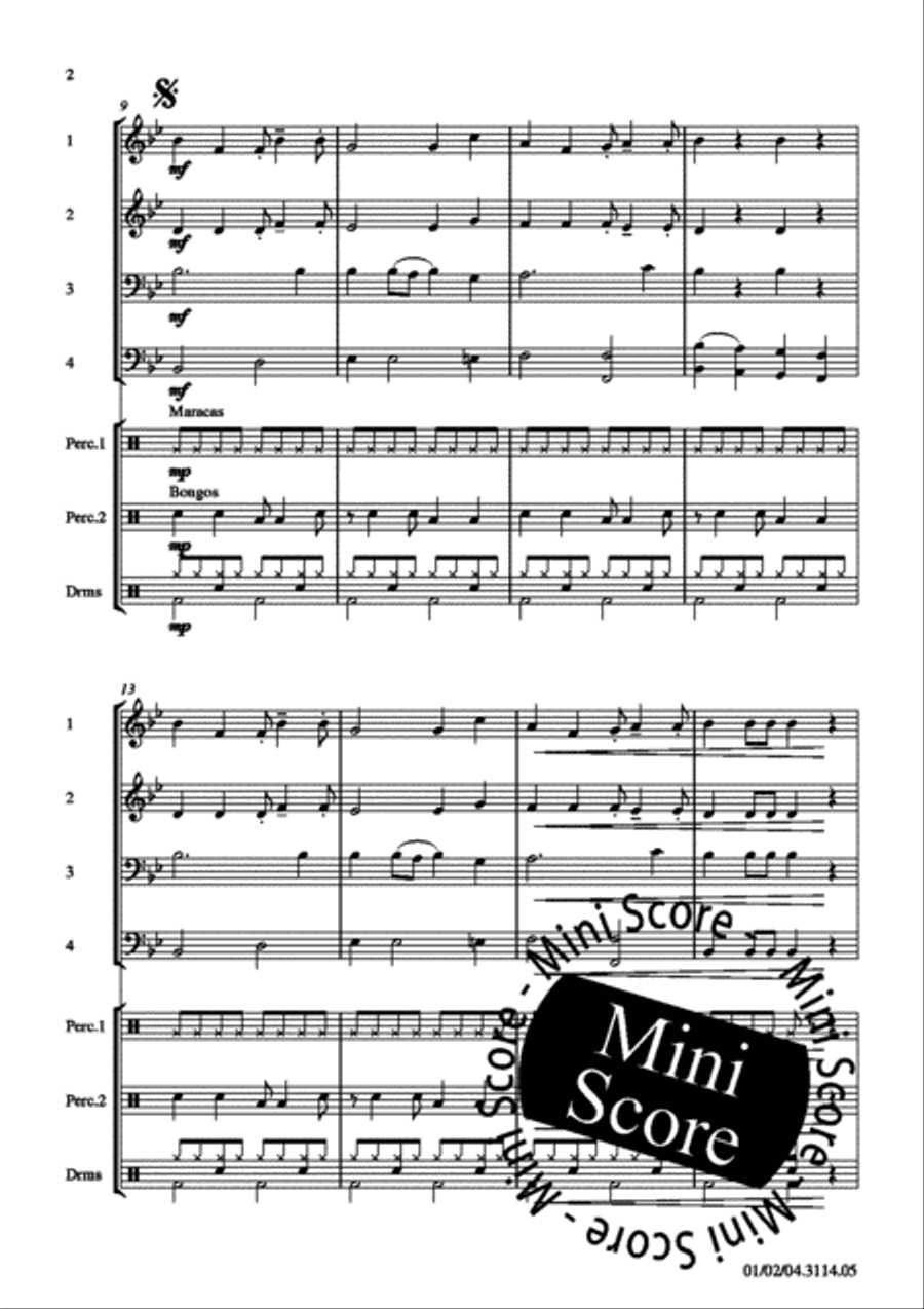 Frisian Dances Brass Band scores gallery preview page 6