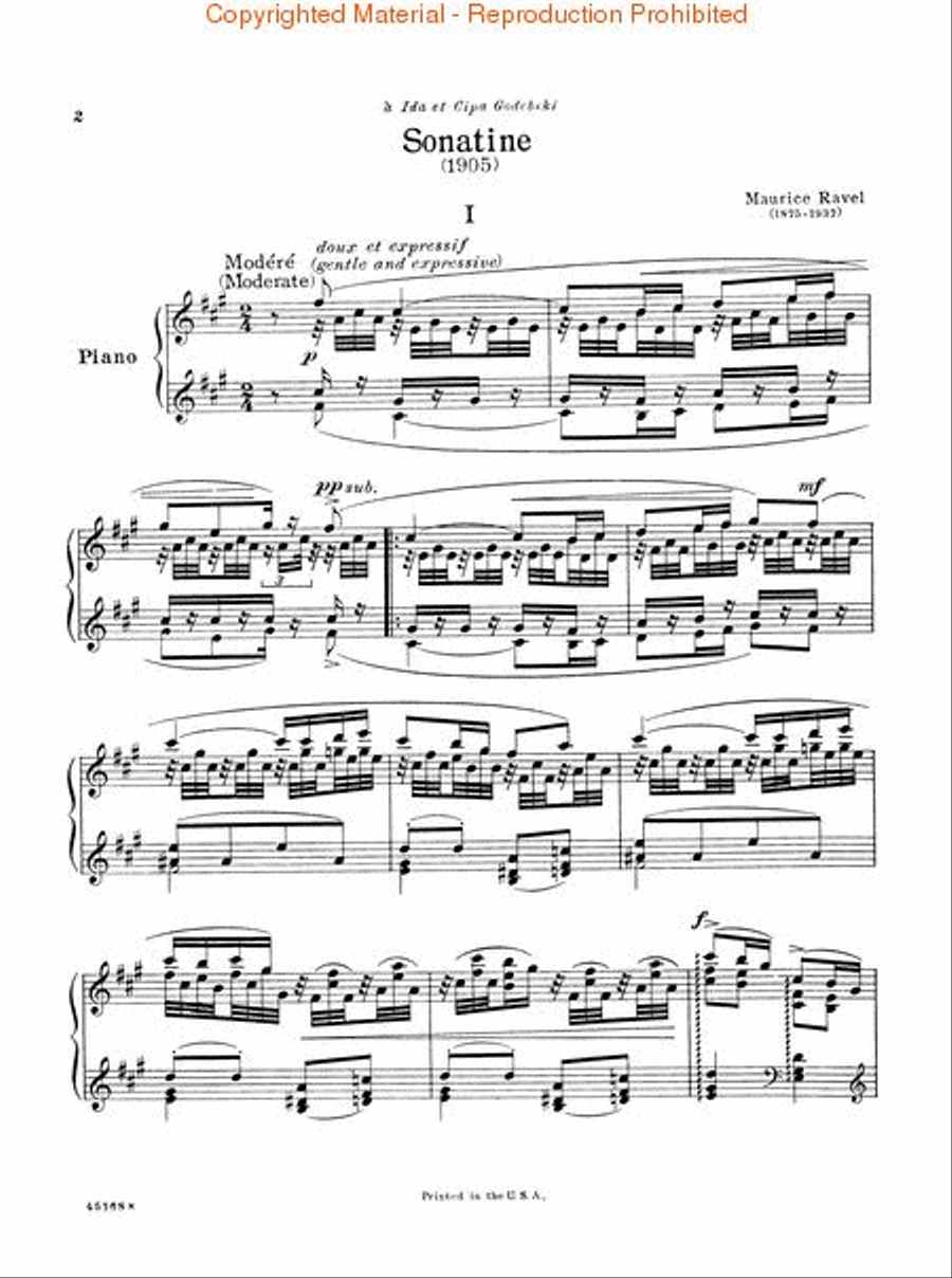Sonatine Piano Solo scores gallery preview page 2