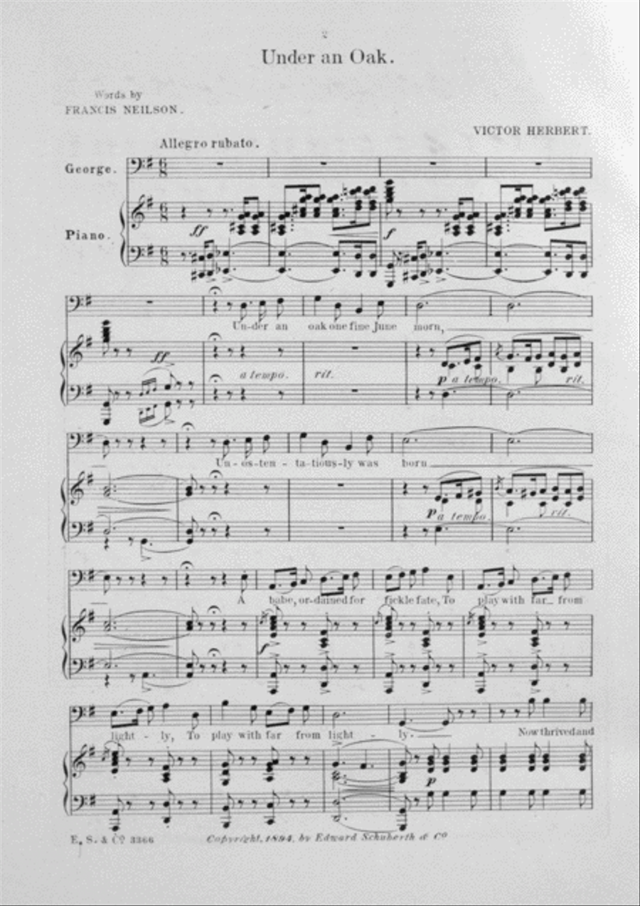 Under an Oak Voice scores gallery preview page 2