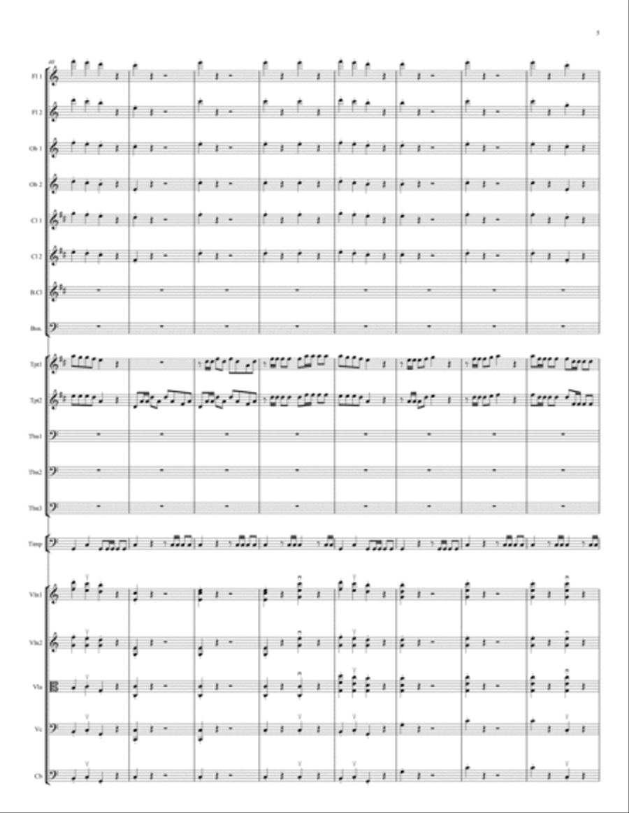 Consecration of the House Full Orchestra scores gallery preview page 5
