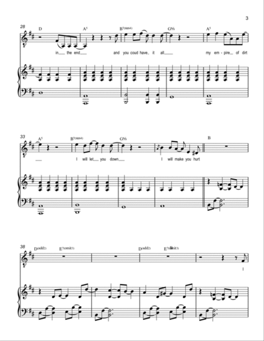 Hurt Voice scores gallery preview page 3