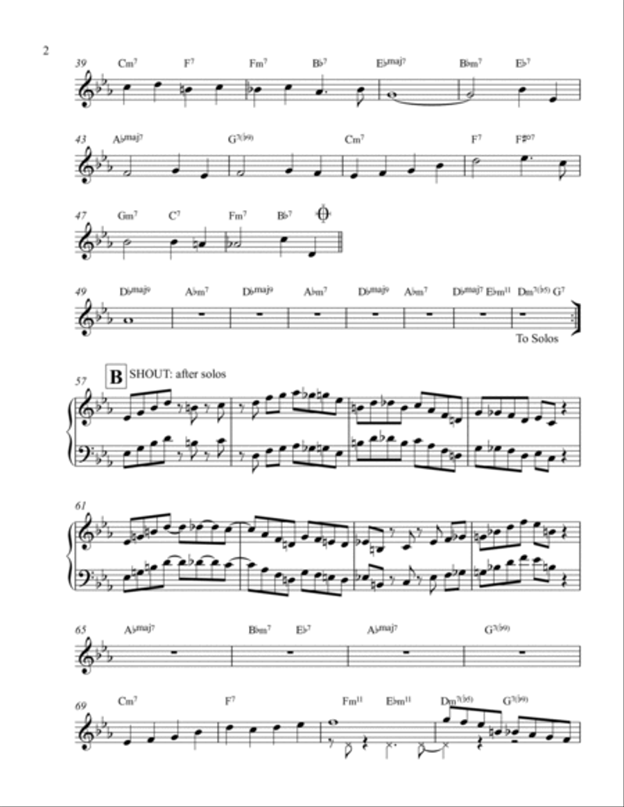 Summer Night Piano Solo scores gallery preview page 2