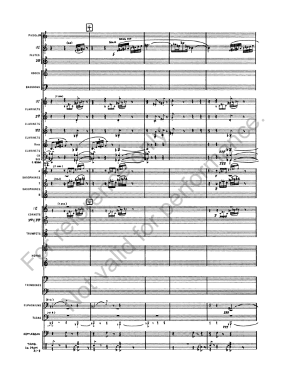 Salome's Dance (Dance of the Seven Veils) Concert Band scores gallery preview page 10