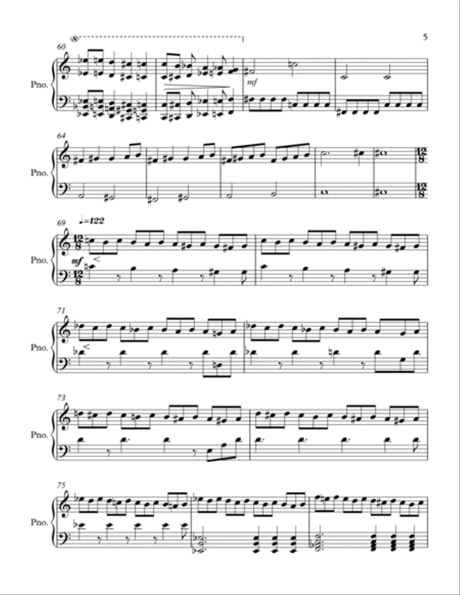 Night Terrors Piano Solo scores gallery preview page 5