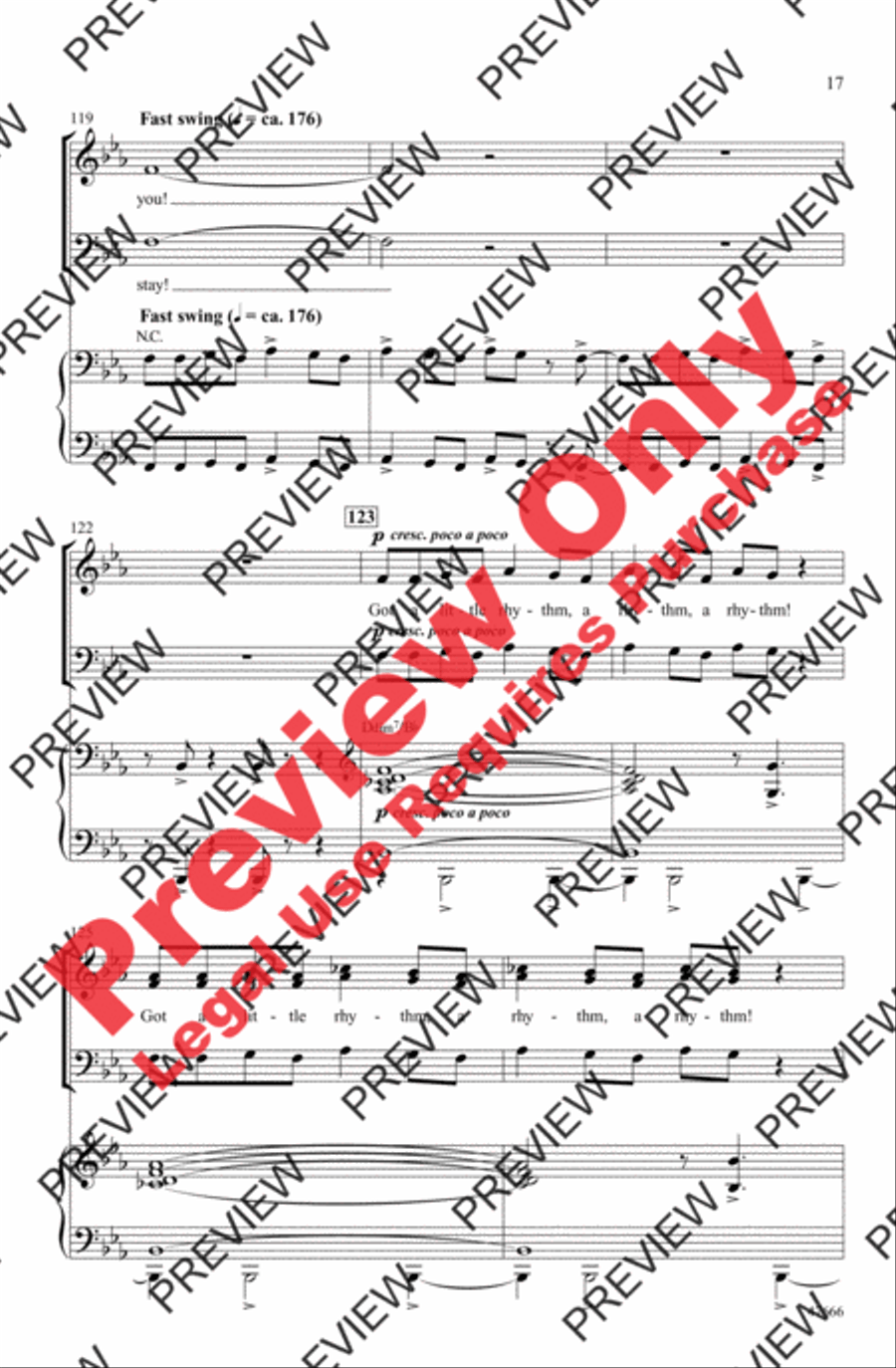 I Got Gershwin! 3-Part scores gallery preview page 17