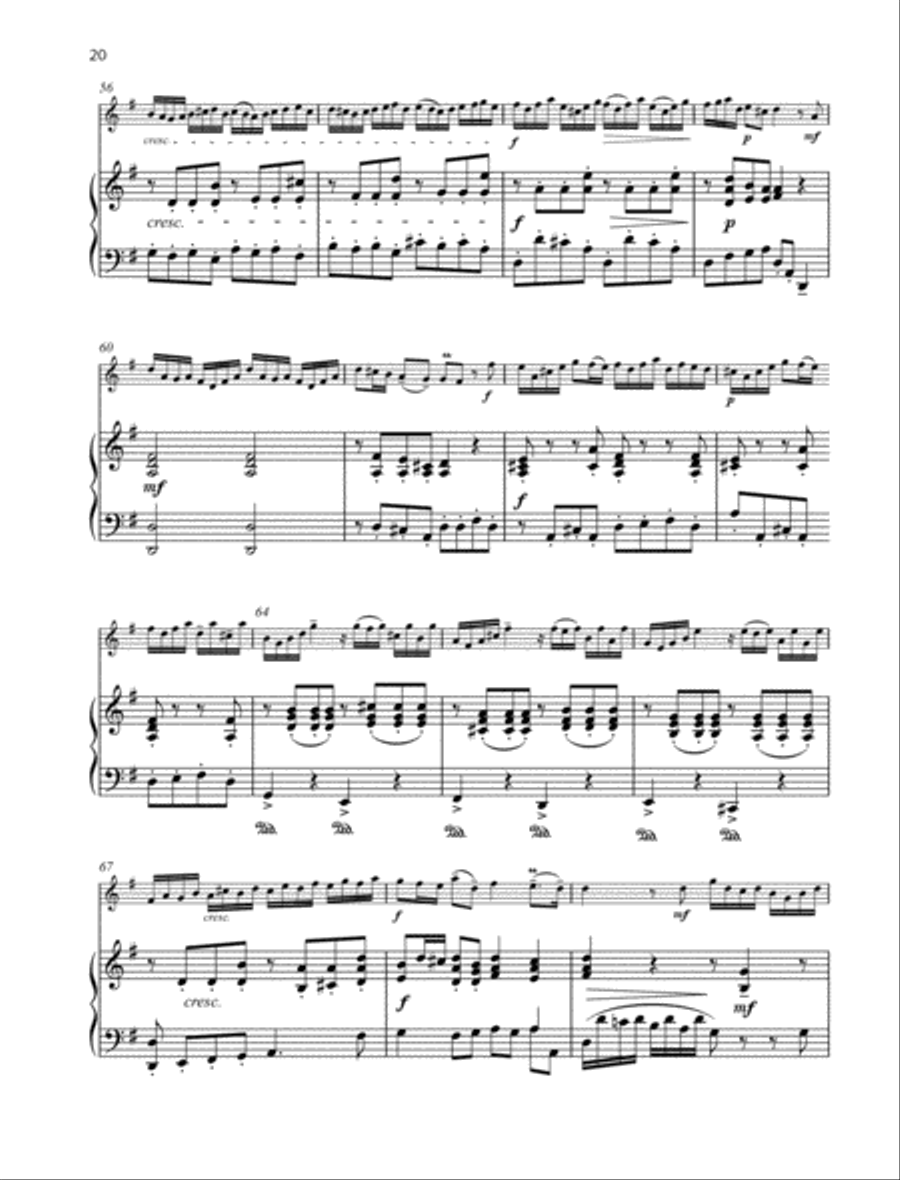 Allegro Violin Solo scores gallery preview page 5